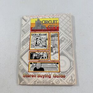 Vintage Circuit City 1977 Stereo Buying Guide Store Catalog Electronics